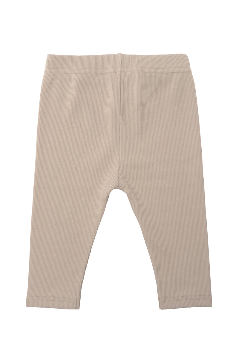 2er-Pack Babyleggings in beige und blau