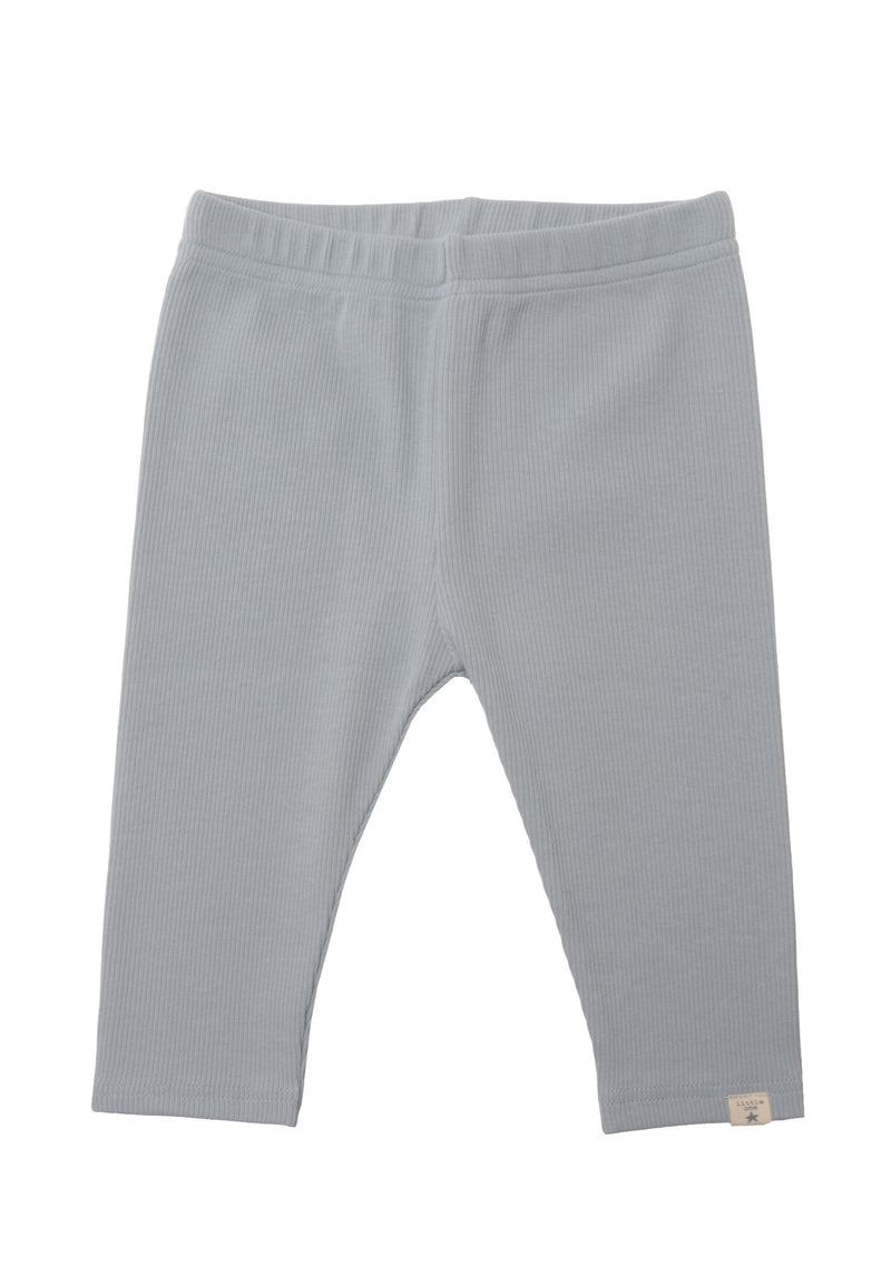 2er-Pack Babyleggings in beige und blau