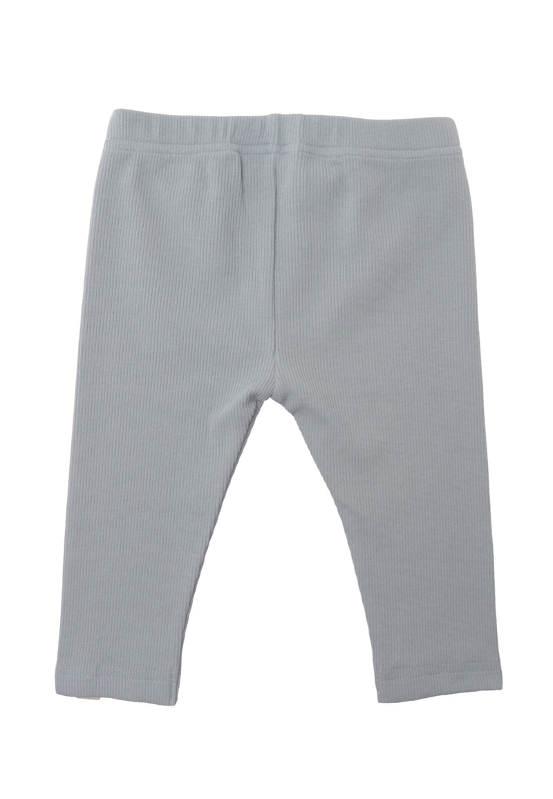 2er-Pack Babyleggings in beige und blau