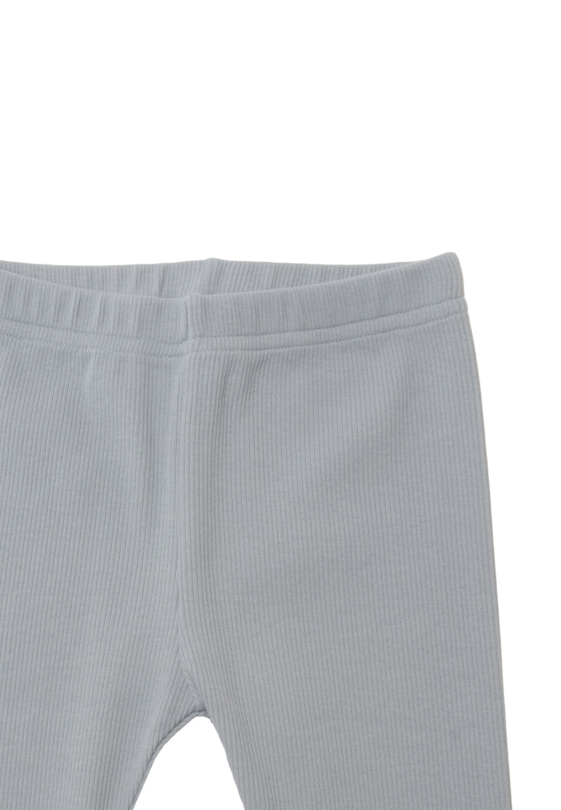 2er-Pack Babyleggings in beige und blau
