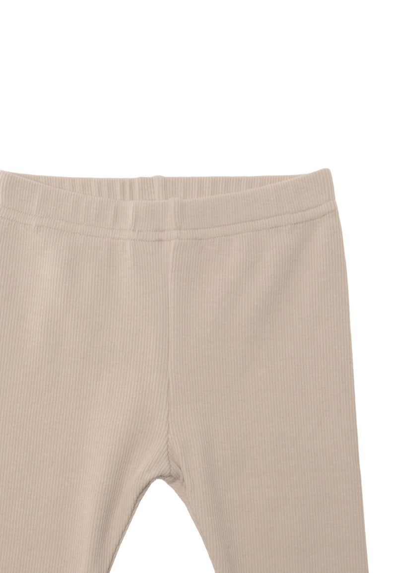 2er-Pack Babyleggings in beige und blau
