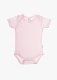 3er-Pack Kurzarmbodys in Rosa und Grau-gestreift