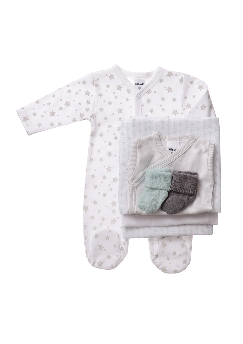 7-teiliges Baby-Starter-Set mit Sternen
