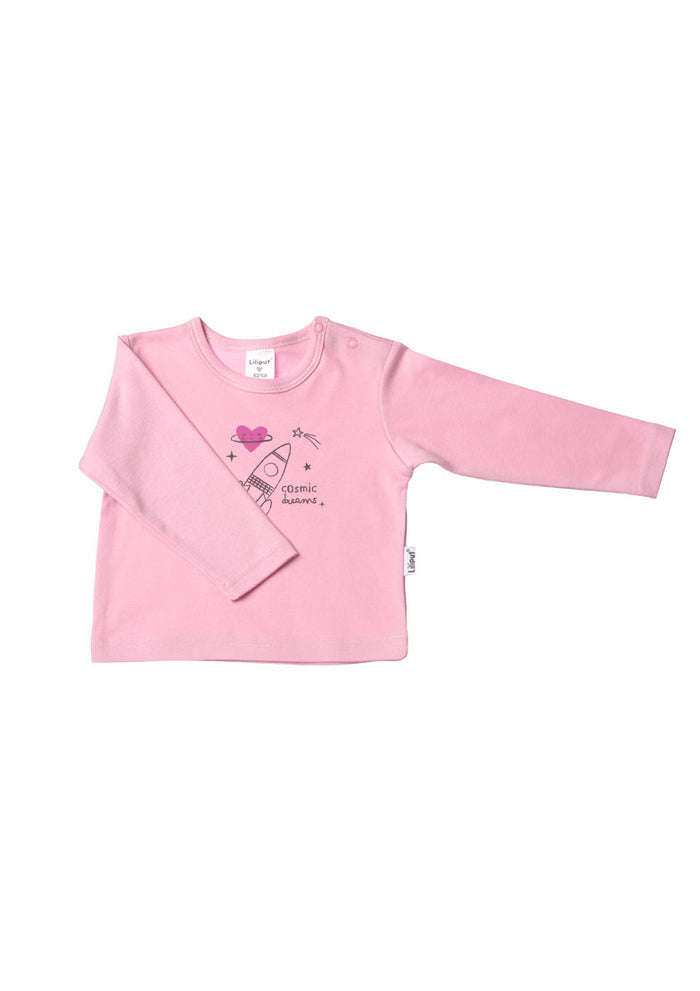 Liliput Langarmshirt aus Bio-Baumwolle in rosa-Dreams