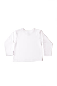 Langarmshirt Bio-Baumwolle in weiß-Wild Side