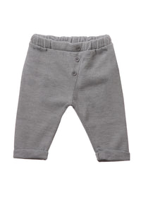 Rib-Strick-Set in grau, 5-teilig