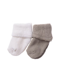 Rib-Strick-Set in grau, 5-teilig