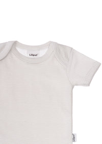 Rib-Strick-Set in grau, 5-teilig