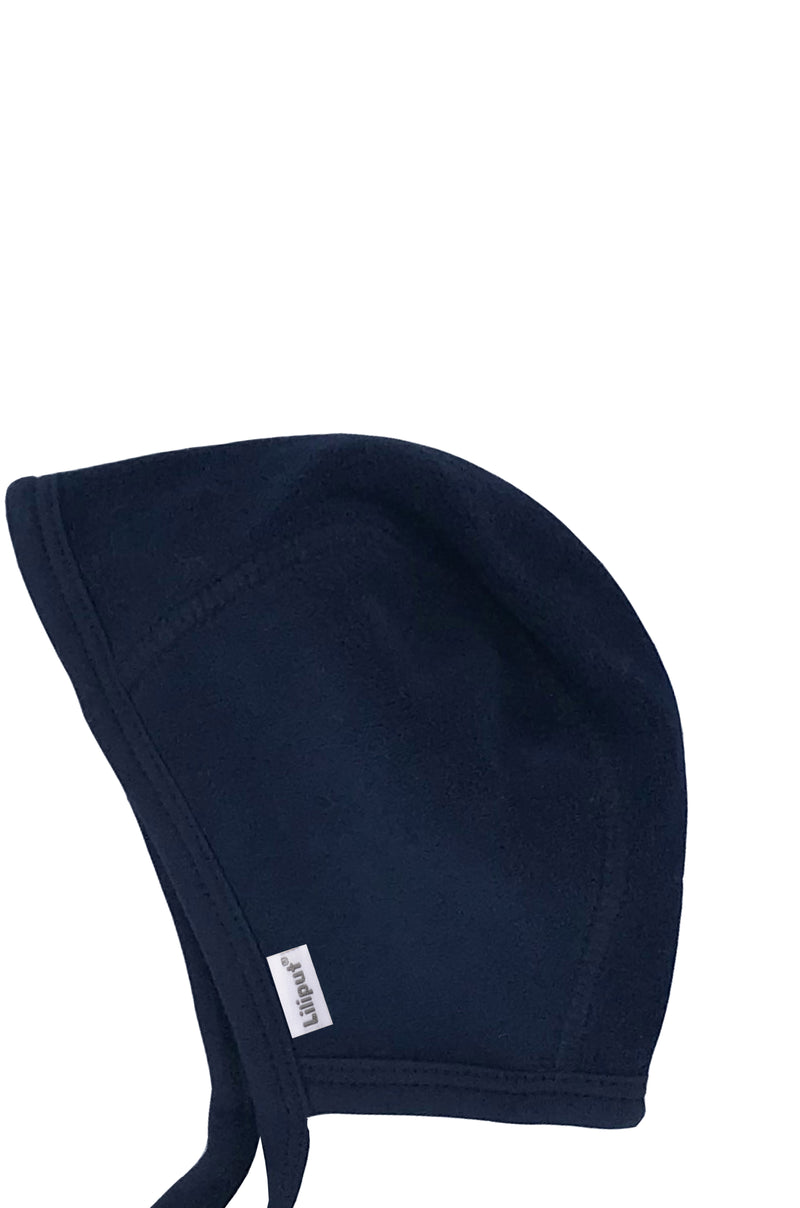Bindemütze aus Fleece in Dunkelblau