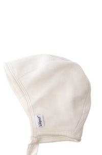 Bindemütze aus Fleece in Ecru