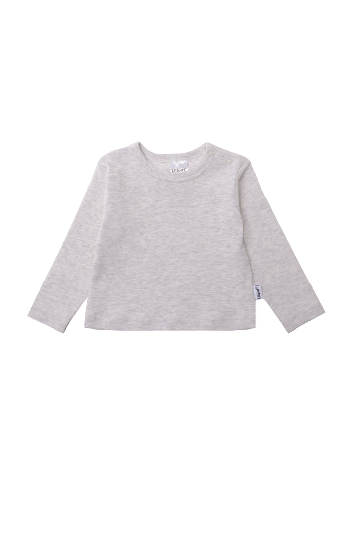 Langarmshirt in grau
