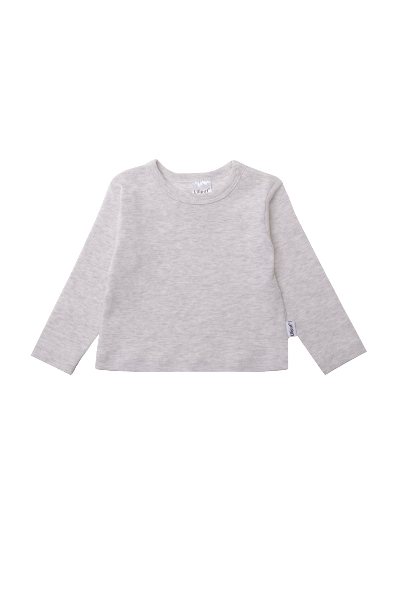 Langarmshirt in grau