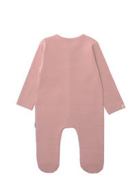 Rückseite Babyoverall in rosè