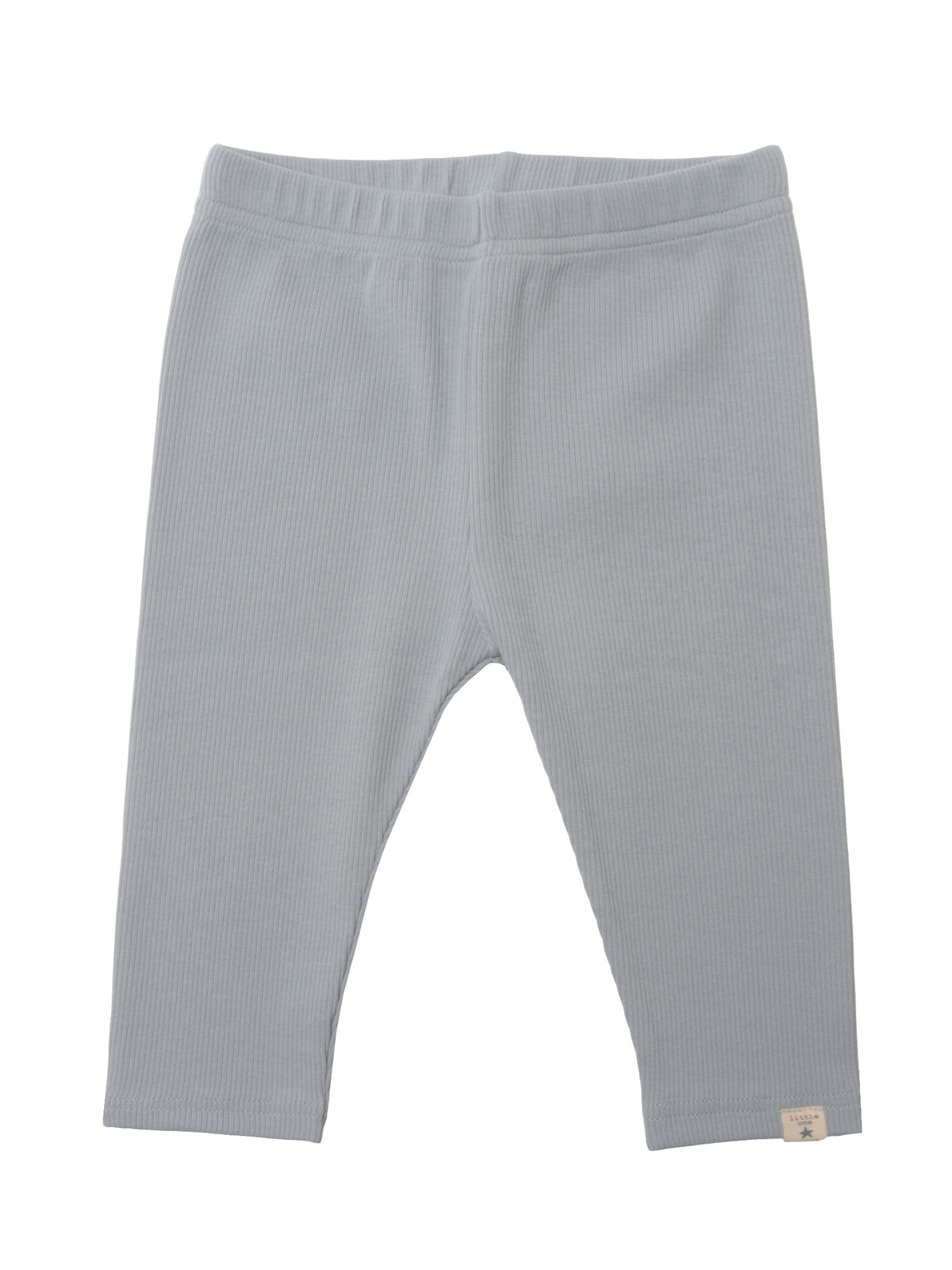 Baby Leggings mit kleinem Patch in blau