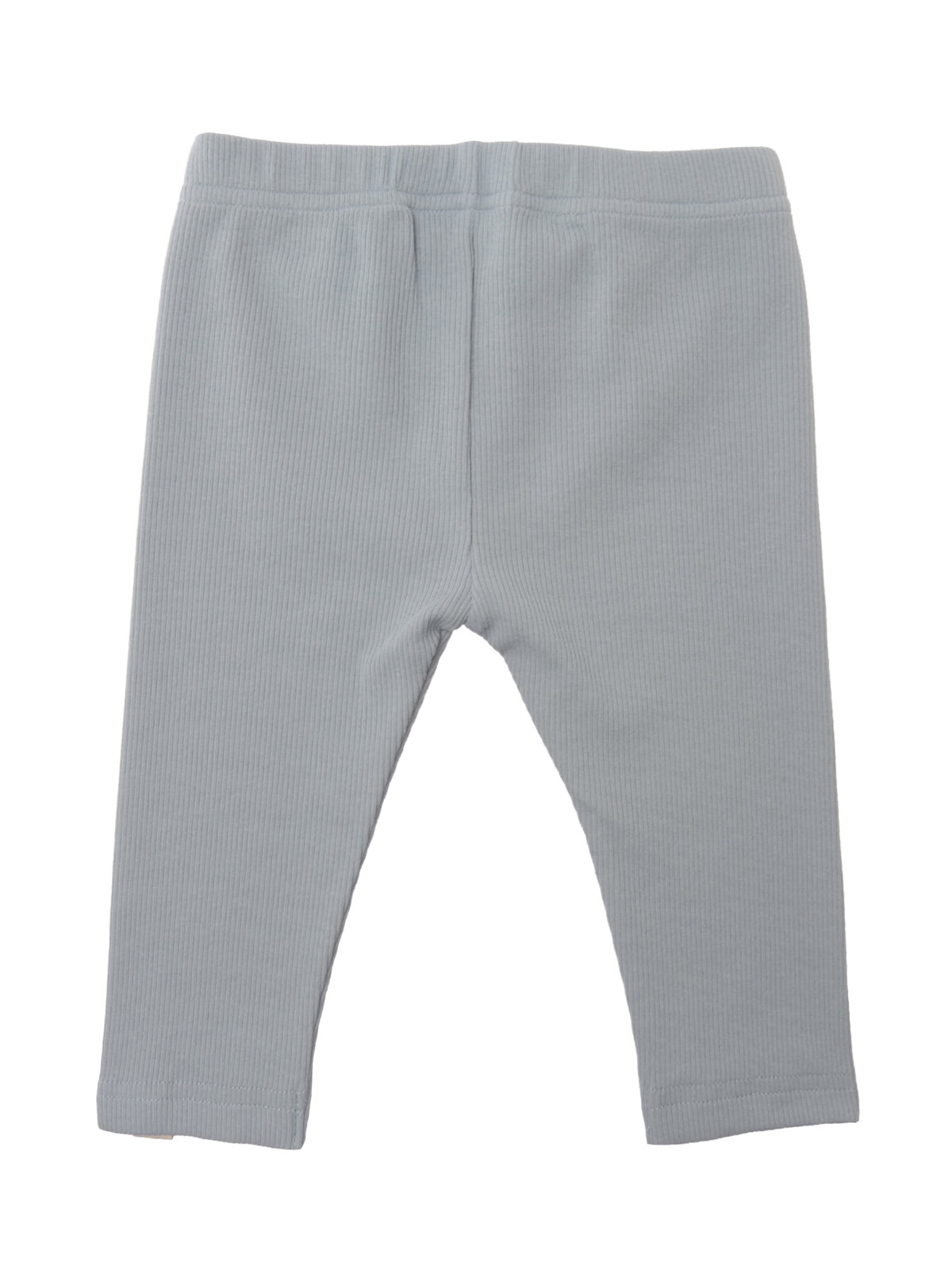 Rückseite Rippen Leggings in blau