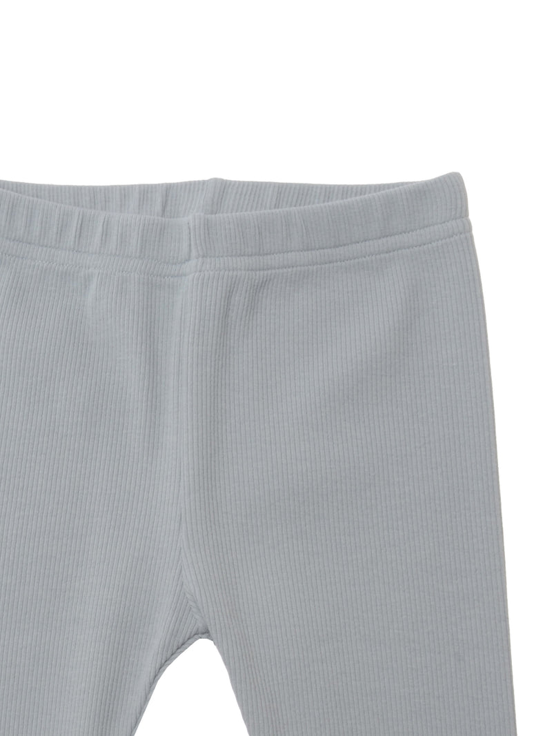Detail Leggings blau