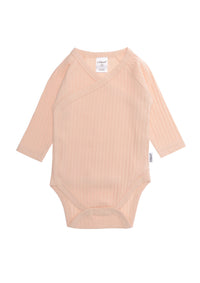 Raglanbody in apricot mit langem Arm