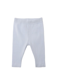 7x2 Interlock-Rippe Leggings in hellblau