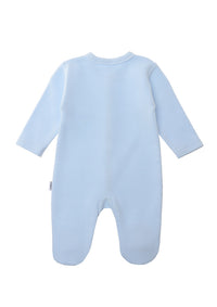 Overall in hellblau in Ottoman-Optik