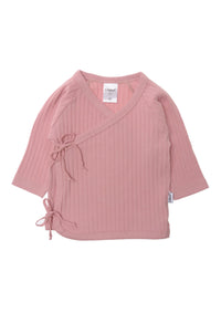 Wickeljacke in 7x2 Rippe in rosè
