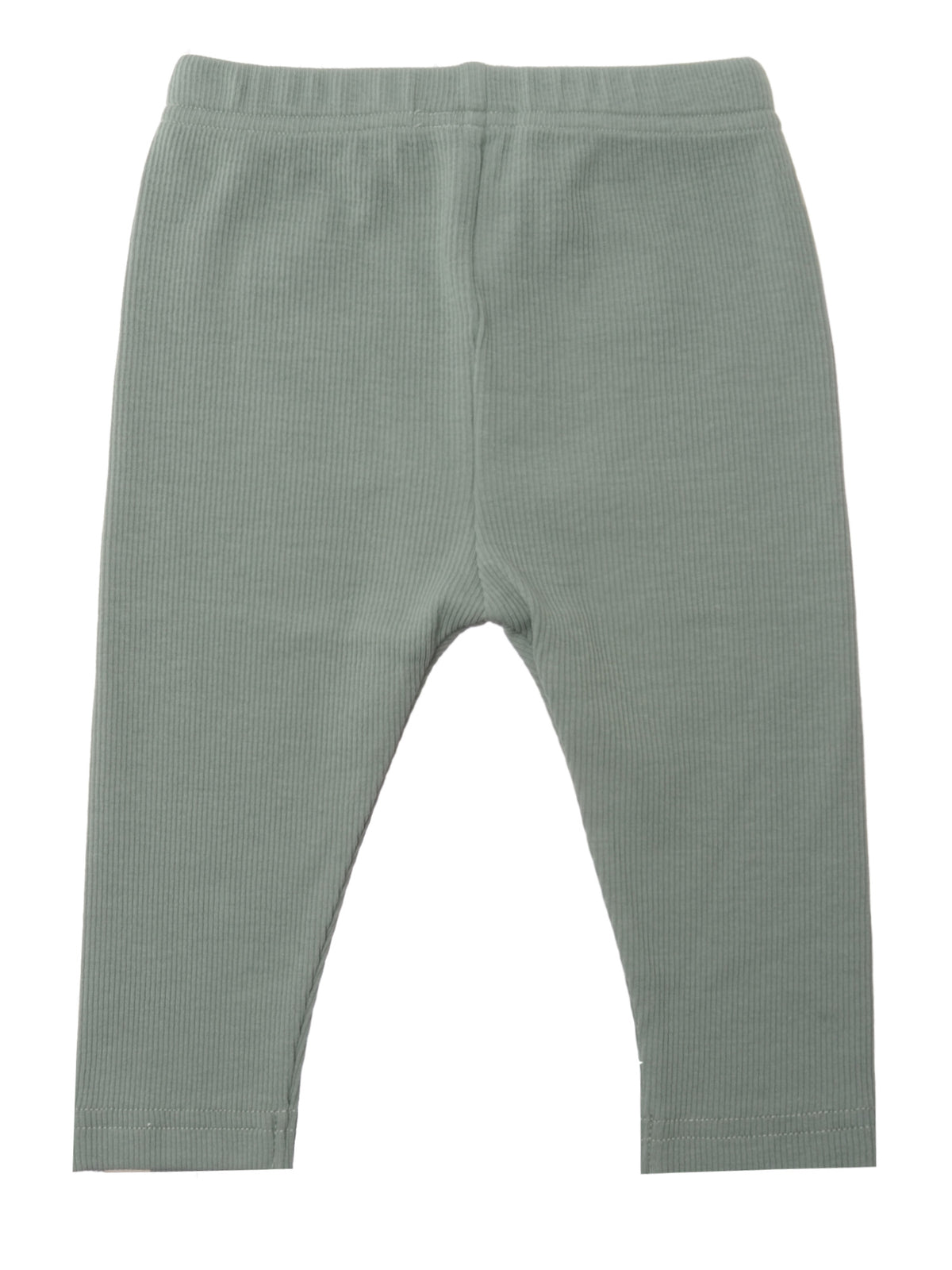 Rückseite Baby Leggins in Rippenqualität schilf