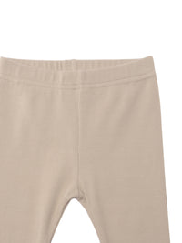 Detailfoto Rippenleggings in beige