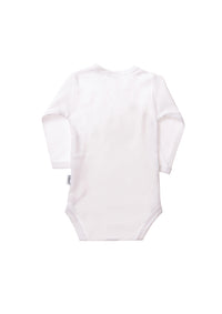 2er-Pack Langarm-Wickelbodys mit "Mummy Daddy Boy"