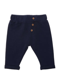Ribstrickhose in marine
