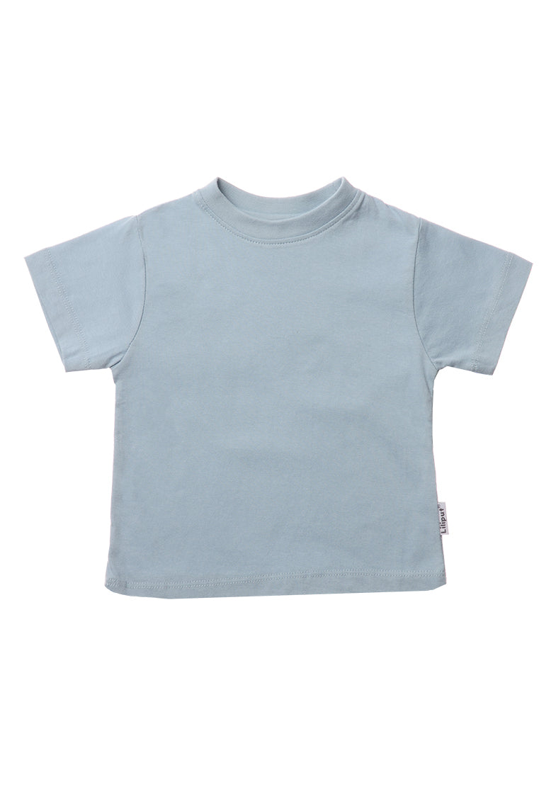 2er-Pack T-Shirts aus Bio-Baumwolle in Khaki und Hellblau