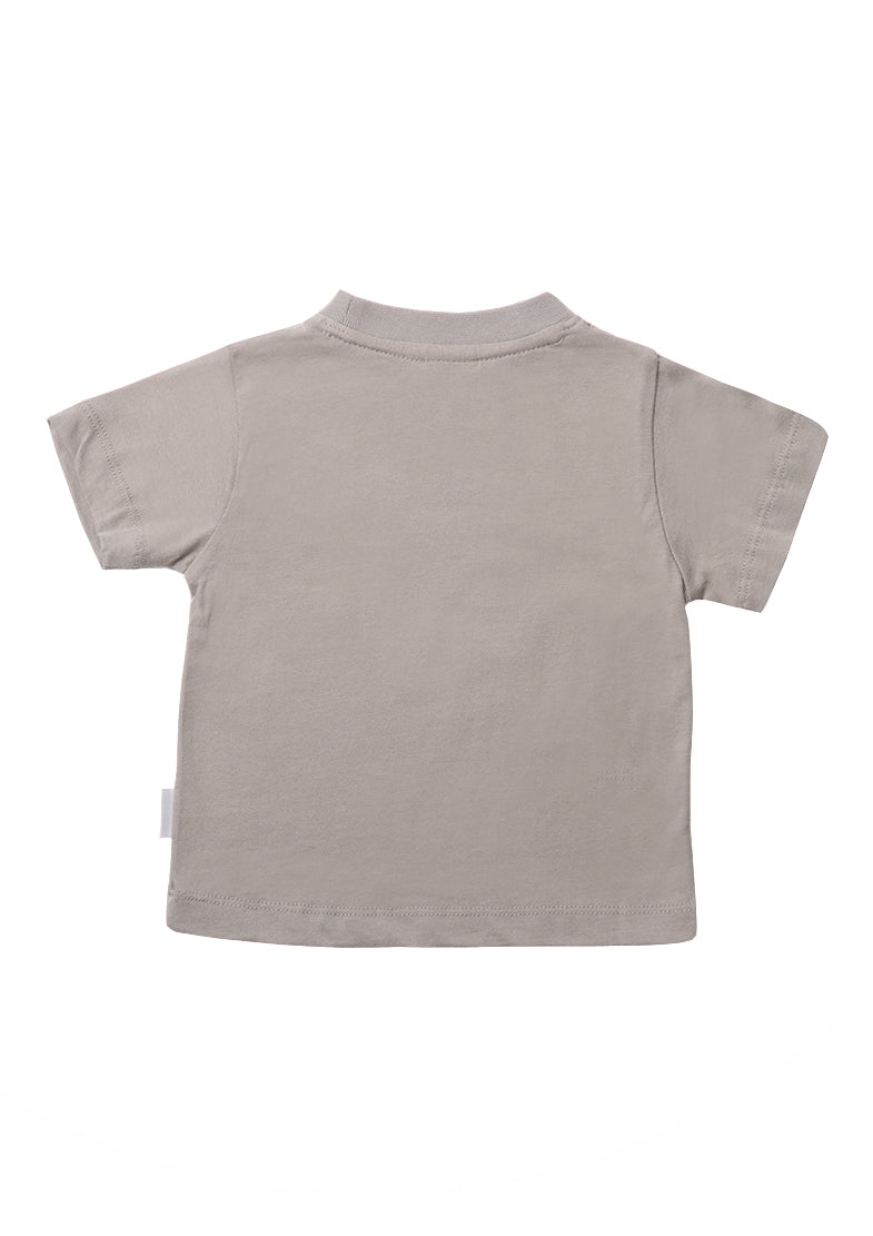 2er-Pack T-Shirts aus Bio-Baumwolle in Khaki und Hellblau