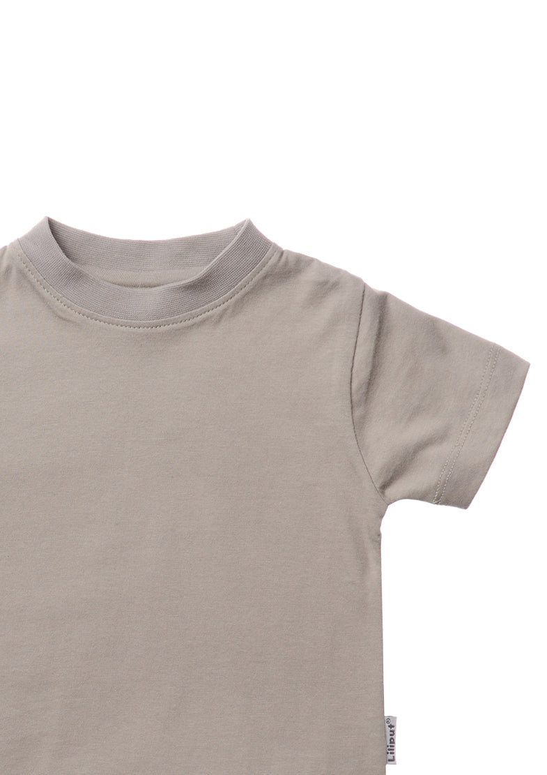 2er-Pack T-Shirts aus Bio-Baumwolle in Khaki und Hellblau