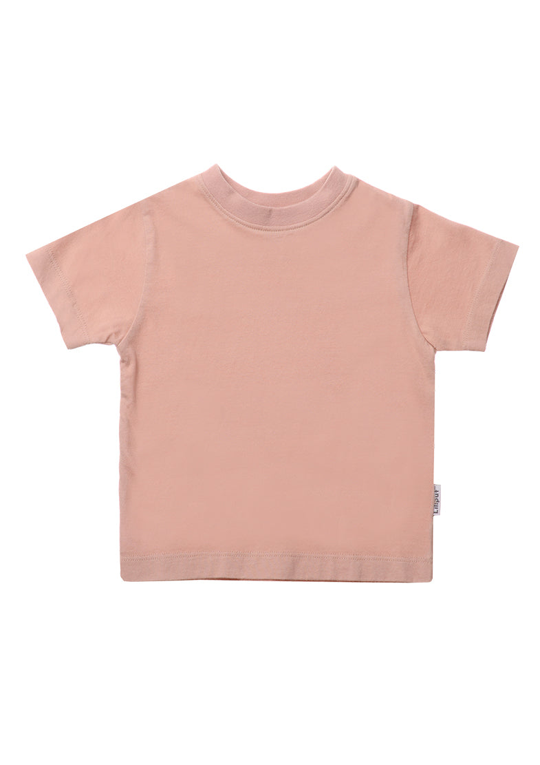 2er-Pack T-Shirts aus Bio-Baumwolle in Rosé und Apricot