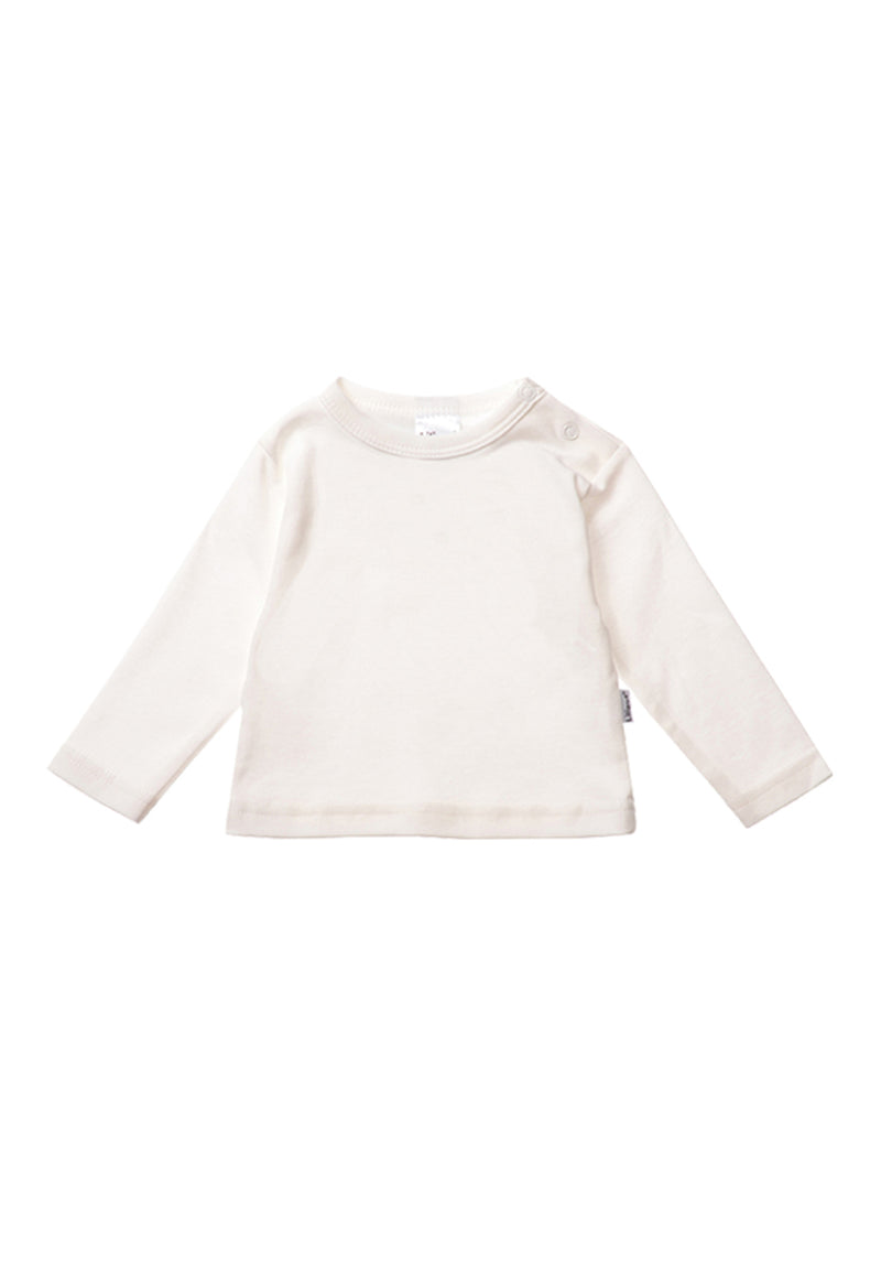 Langarmshirt in ecru.