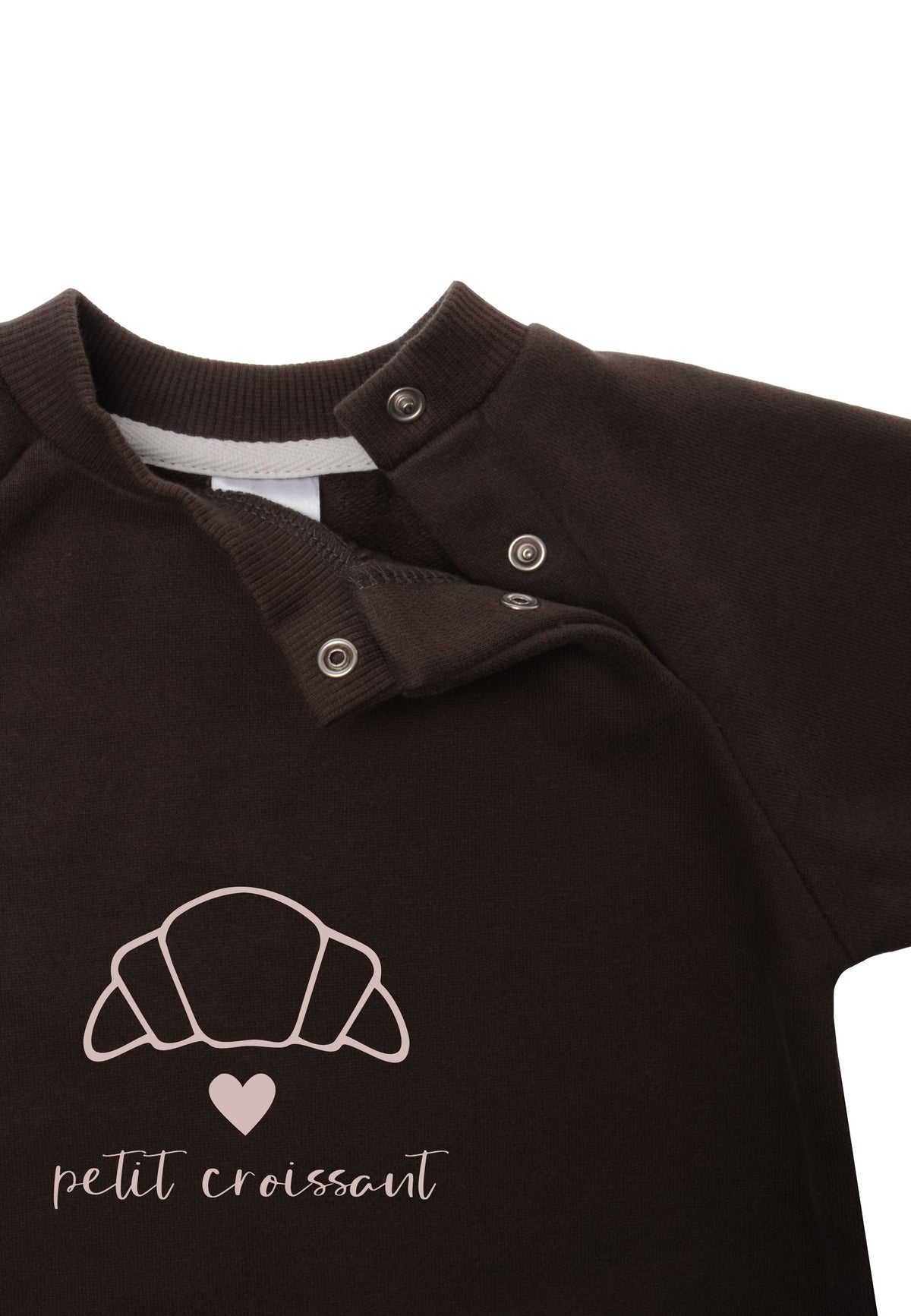 Detailaufnahme petit croissant Aufdruck.