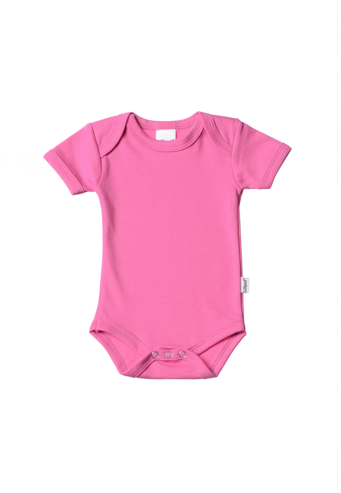 Kurzarmbody in pink.