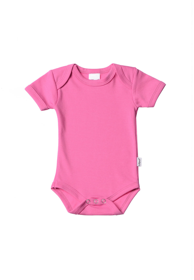 Kurzarmbody in pink.