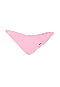 Halstuch in rosa mit Klettverschluss.