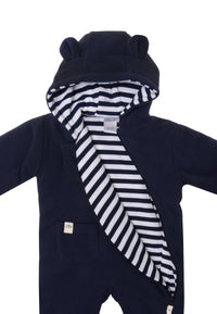 Detail Futter des Overalls.