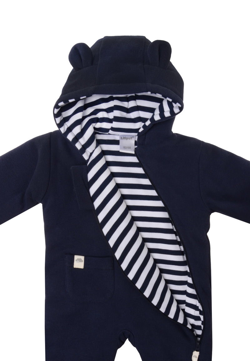 Detail Futter des Overalls.