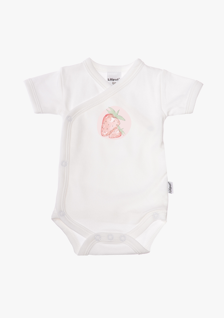 2er-Pack Kurzarm-Wickelbodys mit Flamingo
