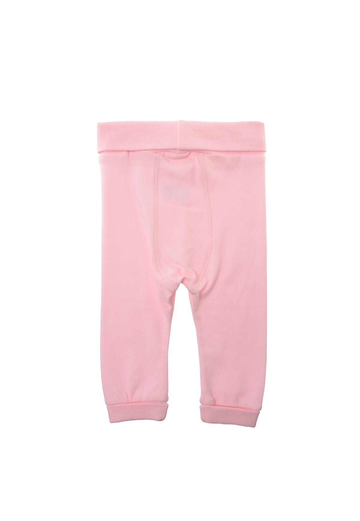 Rückseite rosa Bündchen Hose