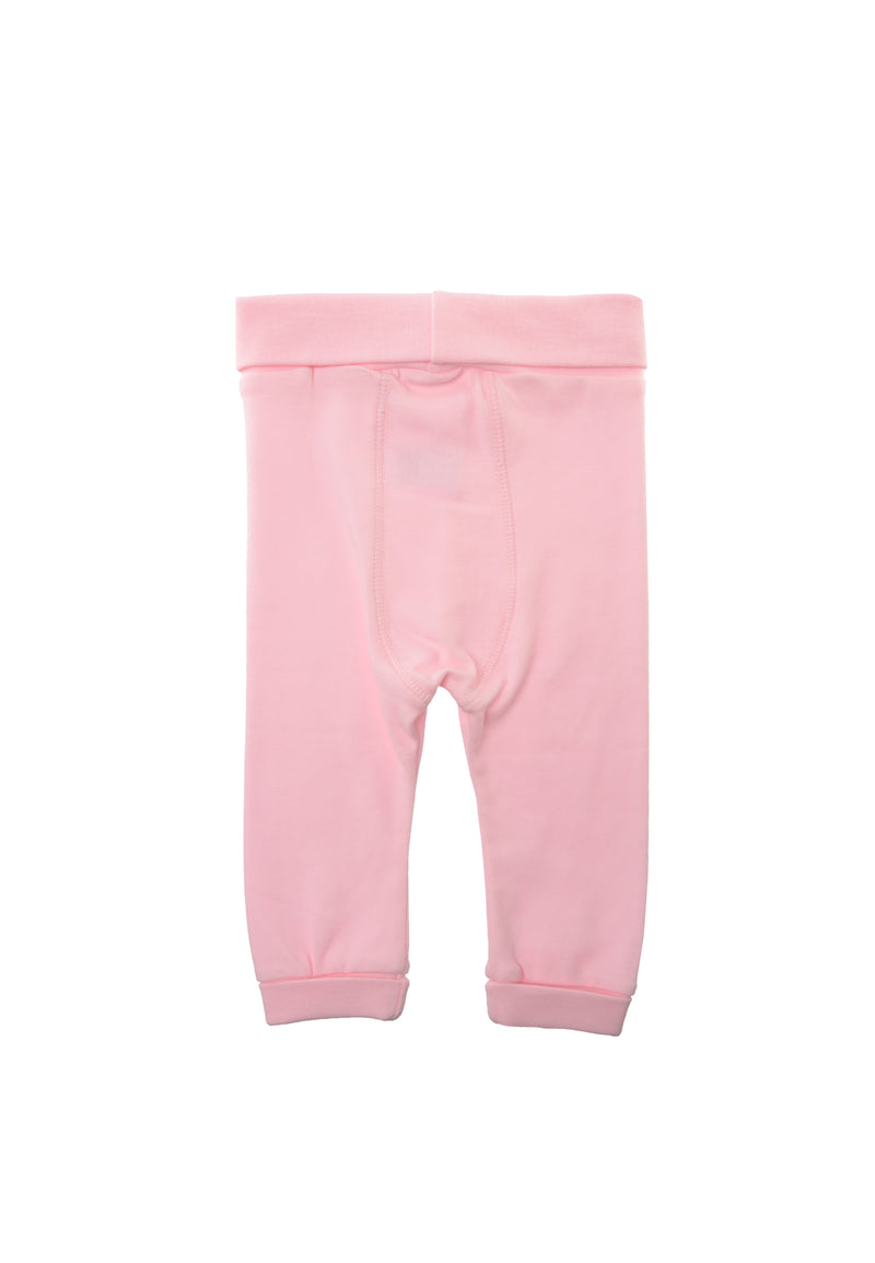 Rückseite rosa Bündchen Hose
