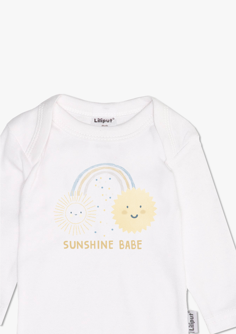 2er-Pack Langarm-Amineckbodys mit Sunshine