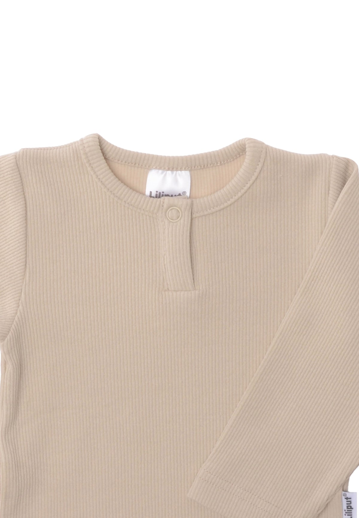 Detailaufnahme des Rippenbodies in beige.