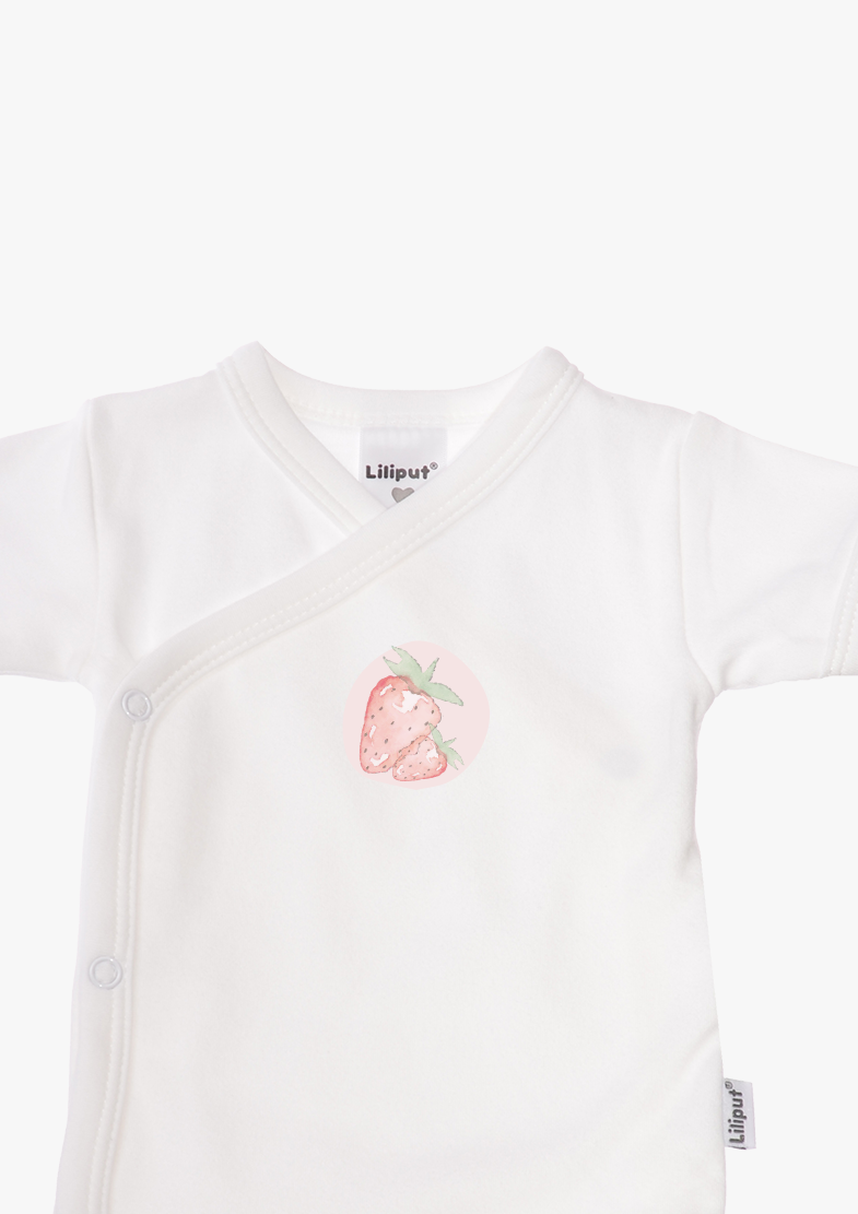 2er-Pack Kurzarm-Wickelbodys mit Flamingo