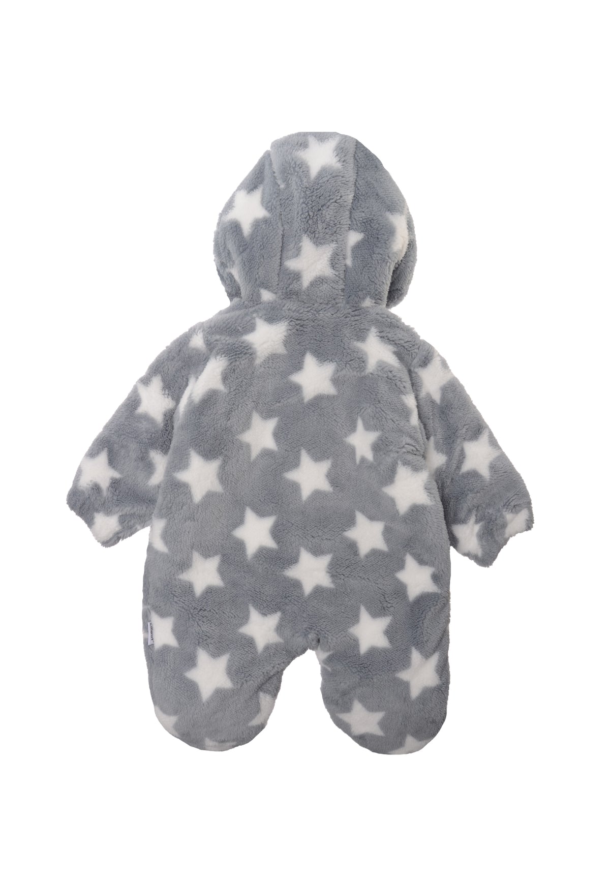 Plüsch-Overall mit Sternchen und Teddyohren