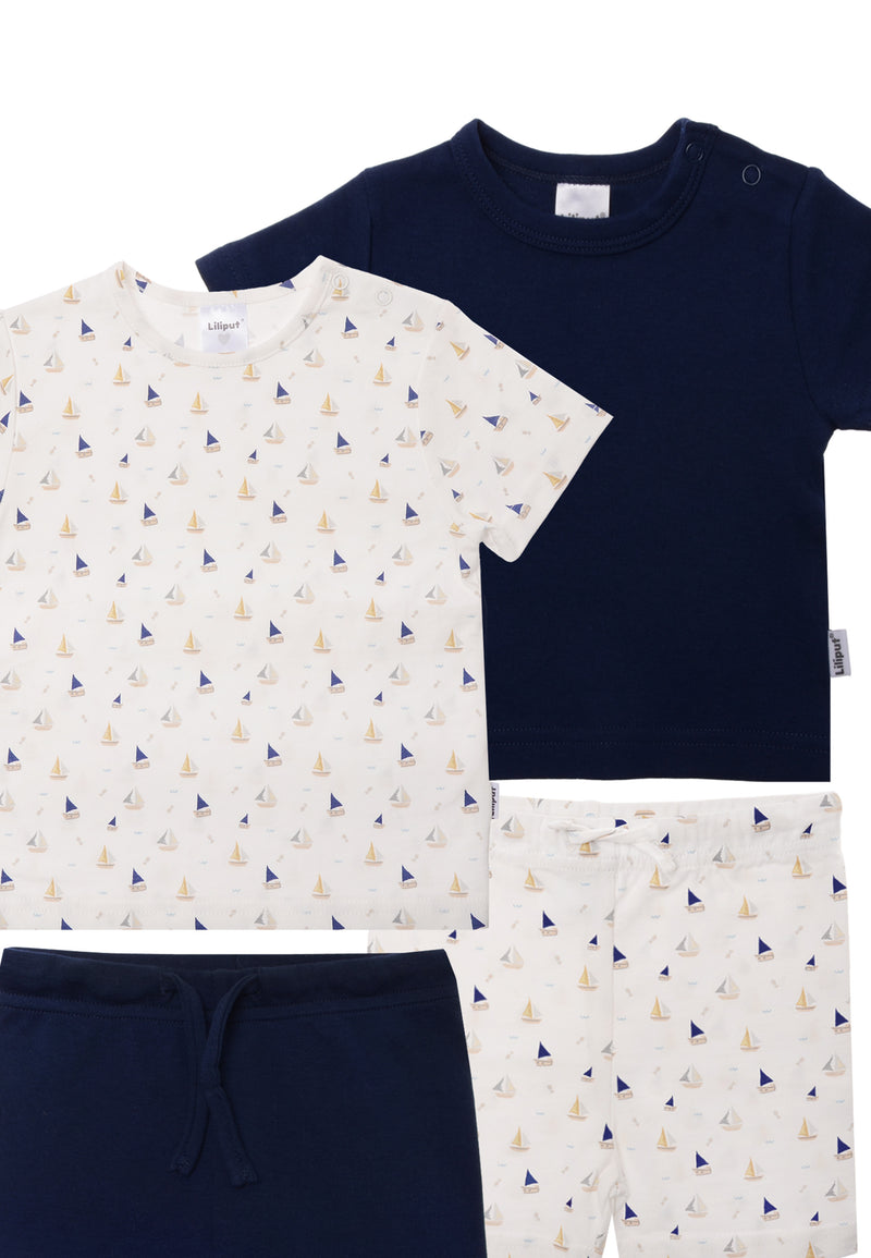 Doppelpack T-Shirt und Babys Sommershorts Kids Liliput für – 