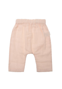 2-teiliges Set aus Musselin in rosa
