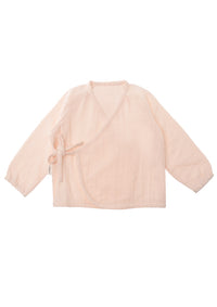2-teiliges Set aus Musselin in rosa