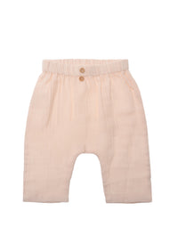 2-teiliges Set aus Musselin in rosa